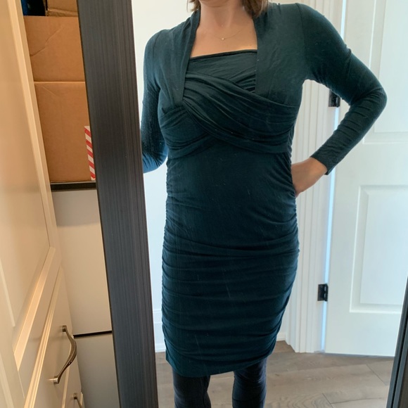 Maternity- Ripe maternity long sleeve dress, size small - Picture 4 of 6